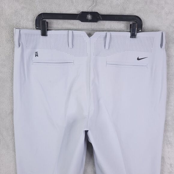Nike Tiger Woods Golf Pants Mens Sz 38x32 Straight Leg Performance Stretch Logo - Picture 10 of 16